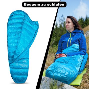 AGEM Daunenschlafsack 3 jahreszeiten Mammut -10-5 Grad Schlafsack für Camping