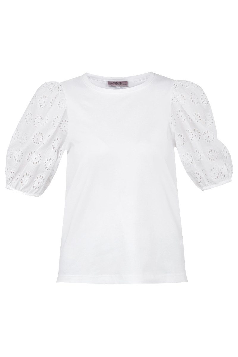 MarJo Trachtenbluse Blusenshirt - SCHILTBERG - offweiß günstig online kaufen