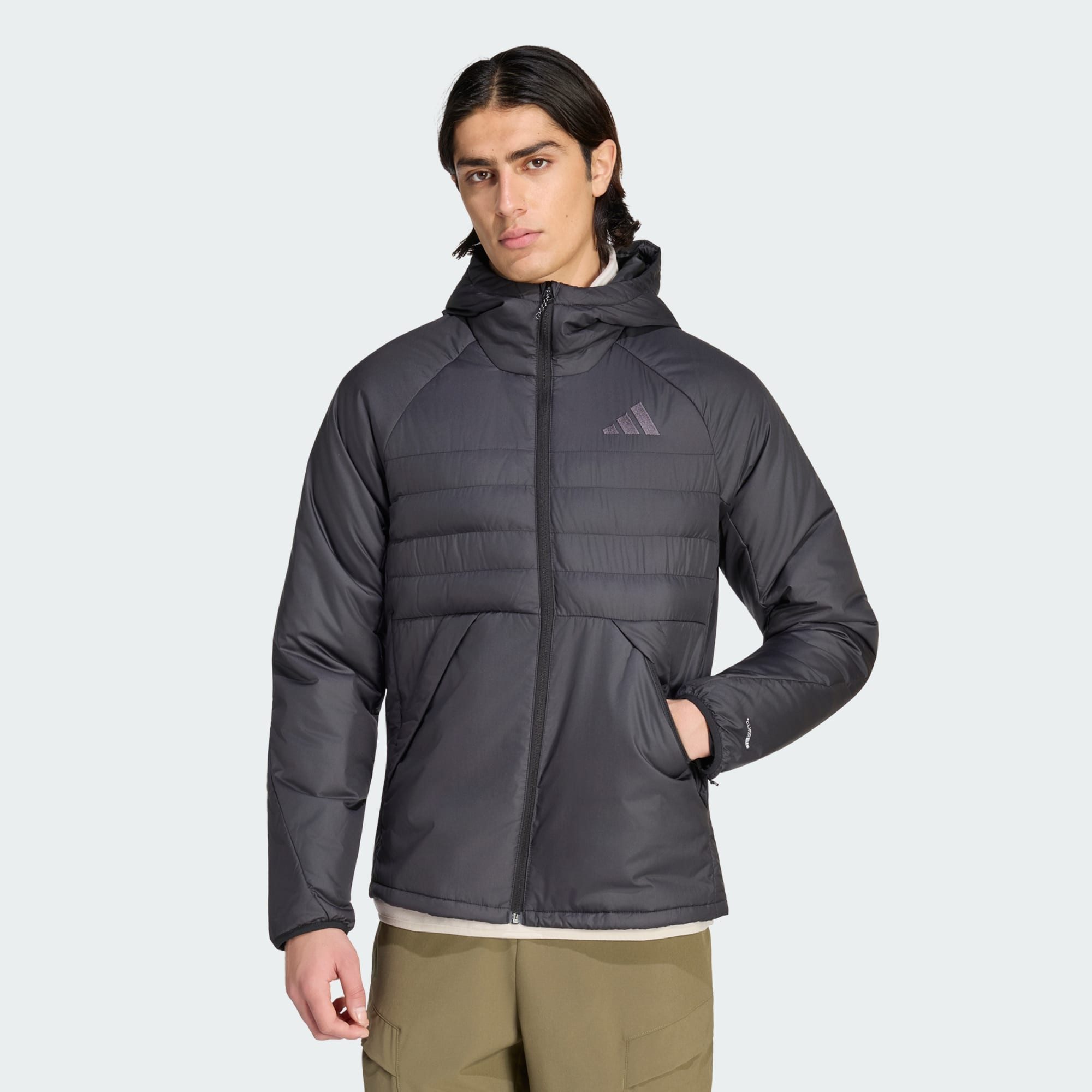 adidas TERREX Funktionsjacke TERREX MULTI CLIMAWARM KAPUZENJACKE, ISOLIEREND (1-St)