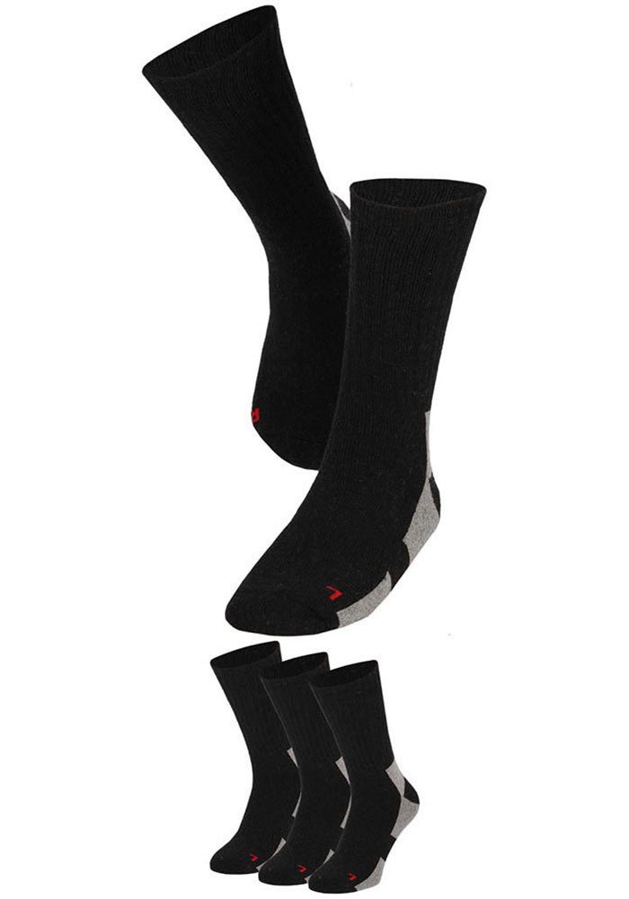Apollo Basicsocken THERMAL/TRACKING SOCKS (3er Pack) Unisex mit wärmenden Merinowoll-Anteil