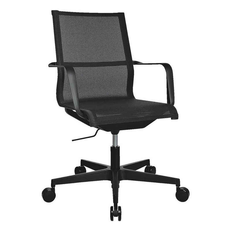 TOPSTAR Schreibtischstuhl Sitness Life 40, mit Armlehnen, Flachsitz, 3D-Sitztechnik und Netzlehne