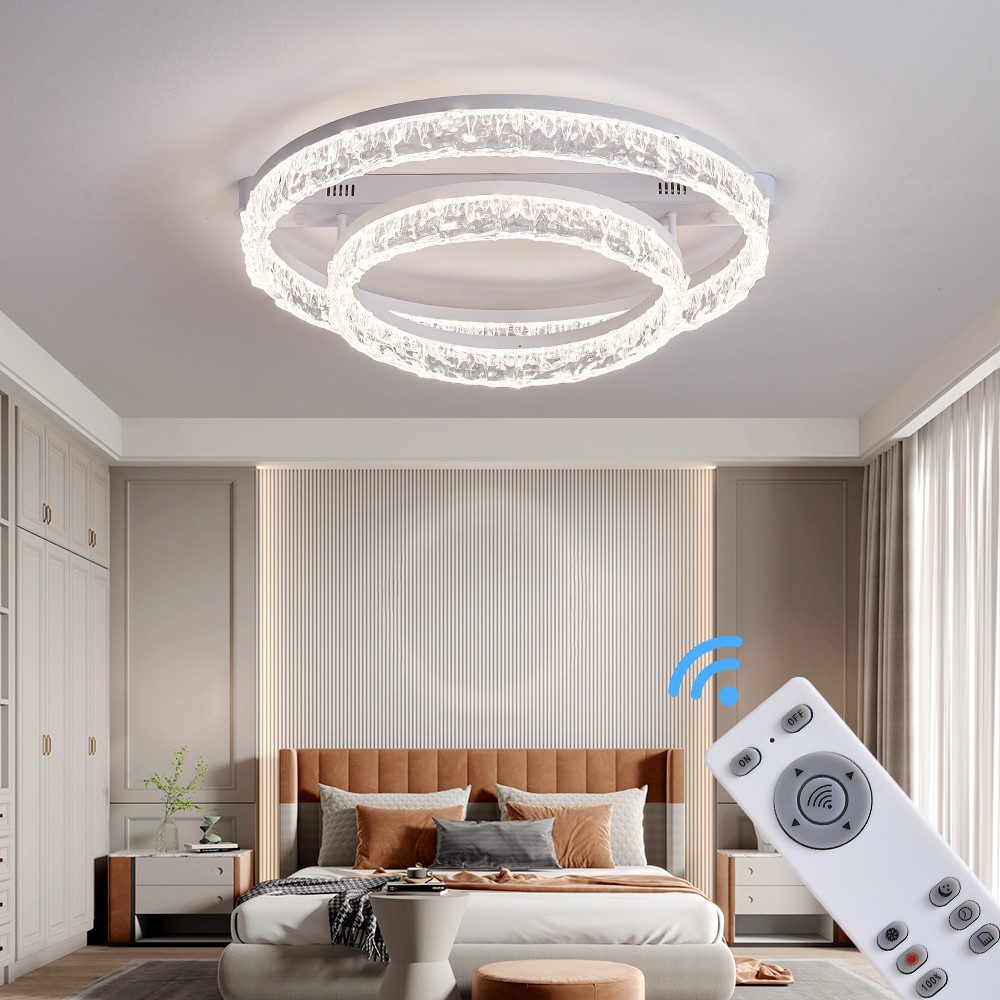 Eurotondisplay LED Deckenleuchte LED Deckenleuchte Fernbedienung/Handy-App günstig online kaufen