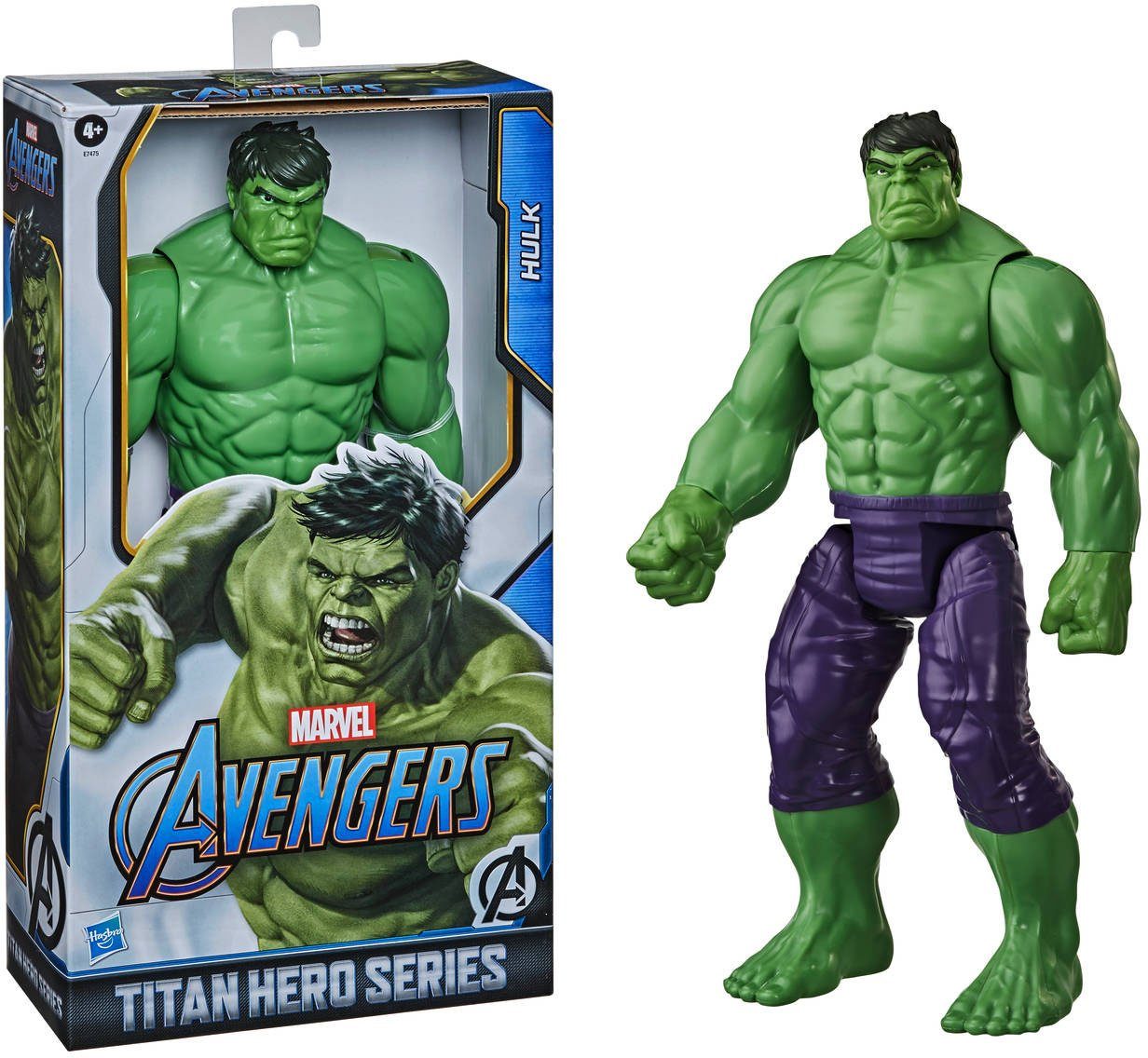 Hasbro Spielfigur Figur Avengers Titan Hero Deluxe Hulk Hasbro (30 cm)
