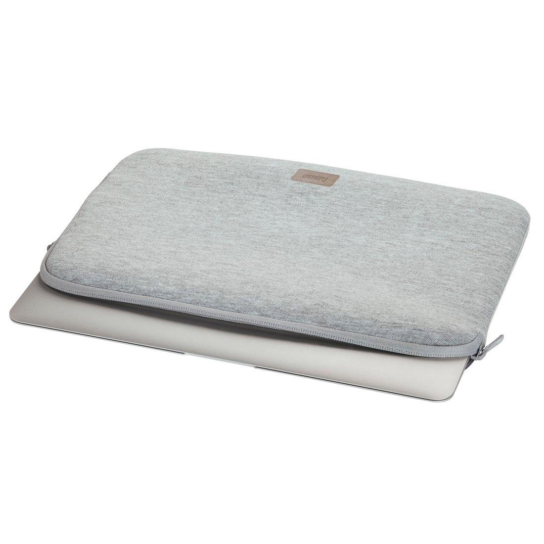 Hama Laptoptasche Laptop-Sleeve "Jersey", bis cm 36 Notebook Sleeve hellgrau (14,1)