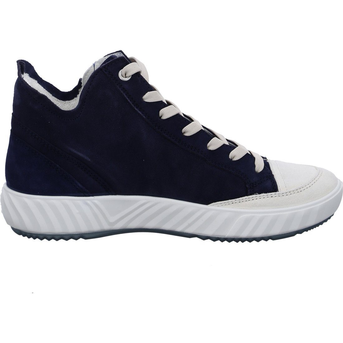 Avio blau Sneaker - 044838 Glattleder Damen Schuhe, Ara Sneaker Ara