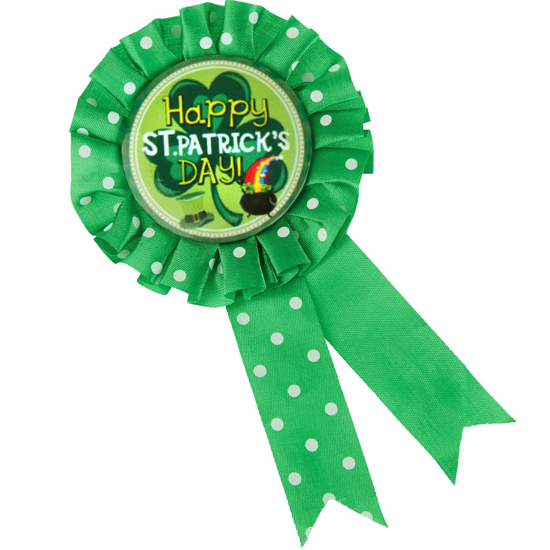 dressforfun Kostüm St. Patrick’s Day Brosche mit Schriftzug, In Grün gehalt günstig online kaufen