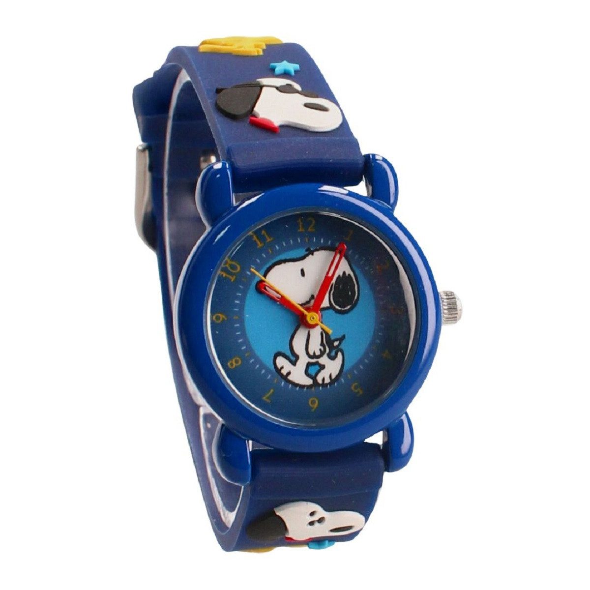 Chronograph für Kinder Bunte Analoguhr in Blau für Kleine Fans