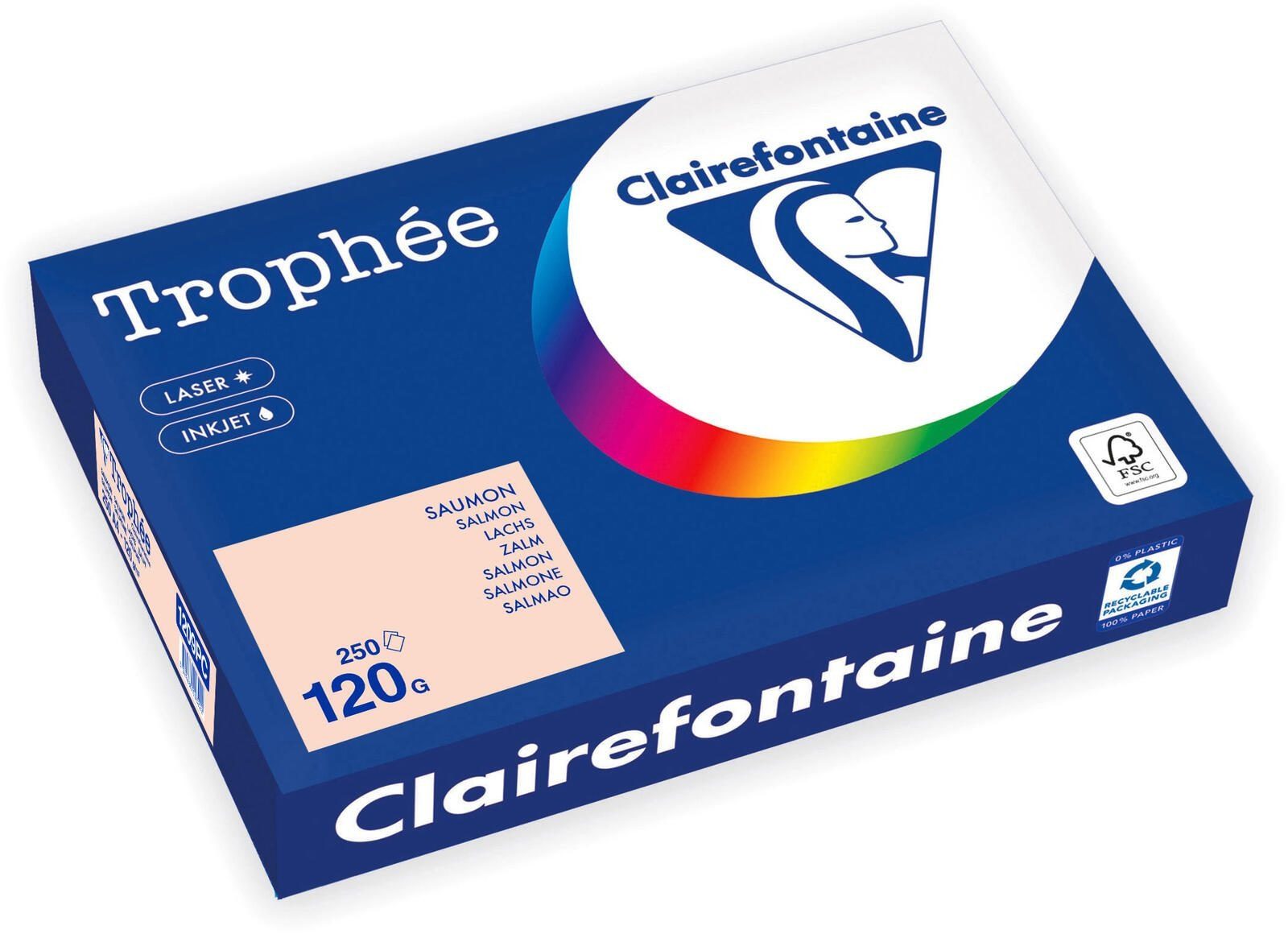 CLAIREFONTAINE Kopierpapier Kopierpapier Trophée lachs