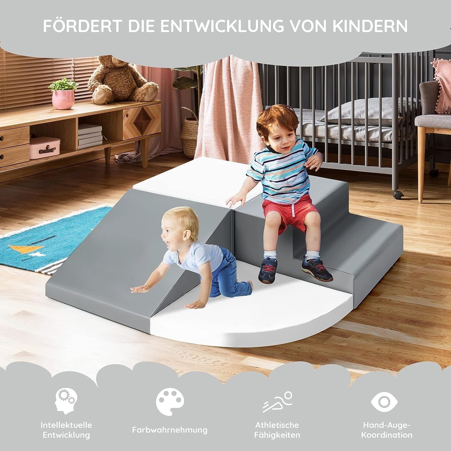 KOMFOTTEU Softbausteine Spielbausteine, fürs Klettern