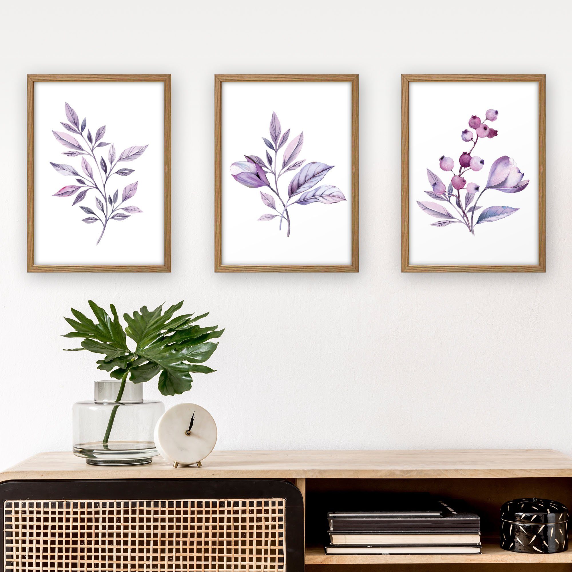 Kreative Feder Poster, Aquarell, lila, violett, günstig online kaufen