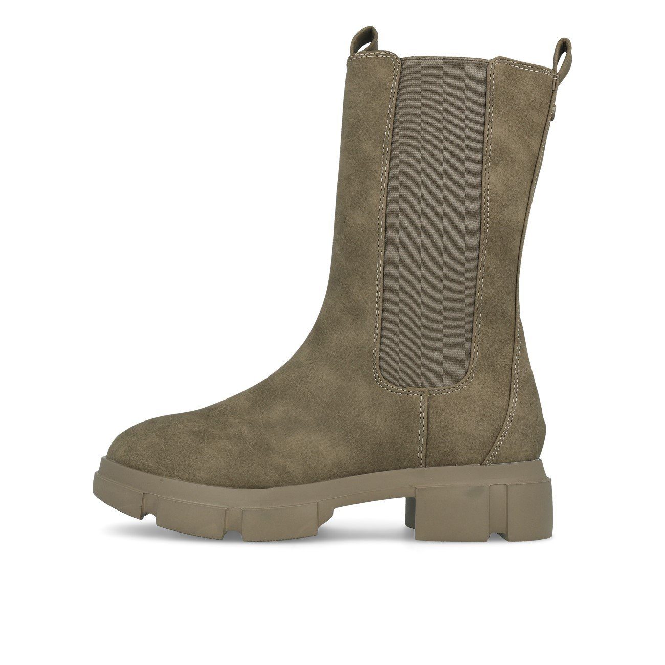La Strada La Strada 2002401 Chelsea Damen Boot Taupe Nubuck PU Ankleboots