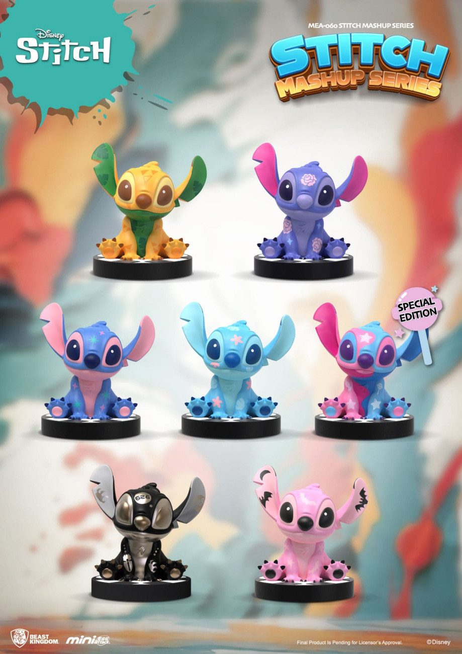 Beast Kingdom Toys Merchandise-Figur Lilo & Stitch Mini Egg Attack Blind Box Figuren 10 cm Stitch Mashup Se