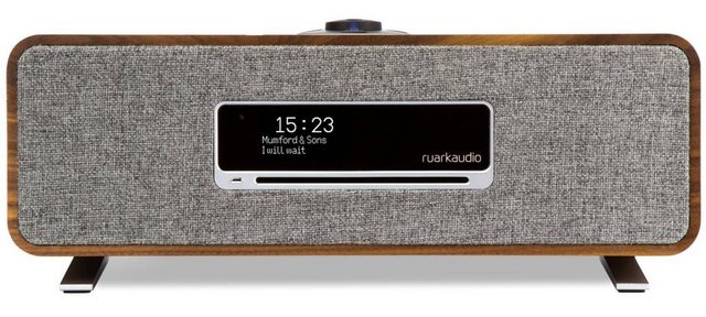ruark audio »R3 MK 1 Musiksystem Walnuss« Stereoanlage (Digitalradio (DAB),FM Tuner,Internetradio, Internetradio LAN W LAN,DAB ,Bluetooth,inklusive Fernbedienung, Klasse A B Verstärker mit 30 Watt Leistung)  - Onlineshop OTTO