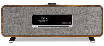 ruark audio R3 MK 1 Musiksystem Walnuss Stereoanlage (Digitalradio (DAB),FM-Tuner,Internetradio, Internetradio LAN/W-LAN,DAB+,Bluetooth,inklusive Fernbedienung, Klasse A-B Verstärker mit 30 Watt Leistung)