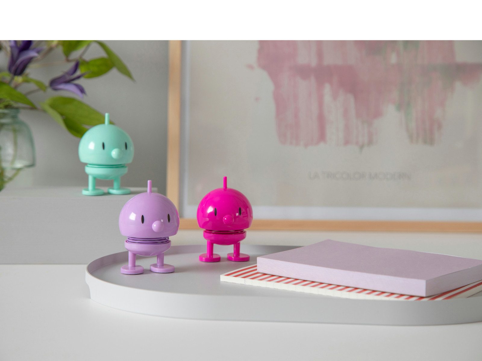 HOPTIMIST Dekofigur Bumble S Pink 7,6cm – Bild 3 von 5