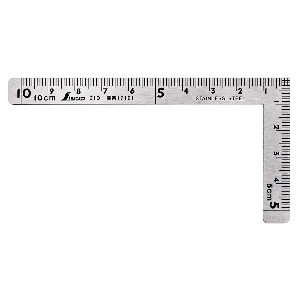 FAMEX Zimmermannswinkel 12505 Shinwa Winkelmesser, Made Messwinkel, (100x50mm, 1-St), in Japan