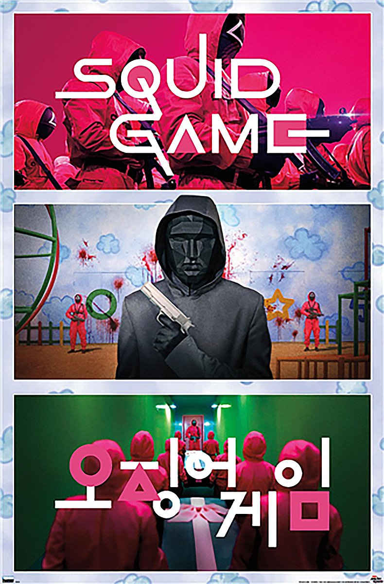 Trends International Poster Squid Game Poster Collage Netflix 56,8 x 86,4 cm