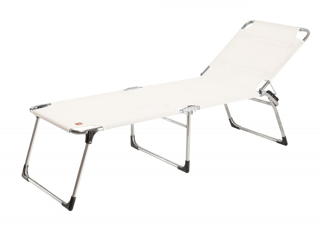 Fiam Gartenliege AMIGO 40 PLUS Weiß Sonnenliege Gartenliege von FIAM
