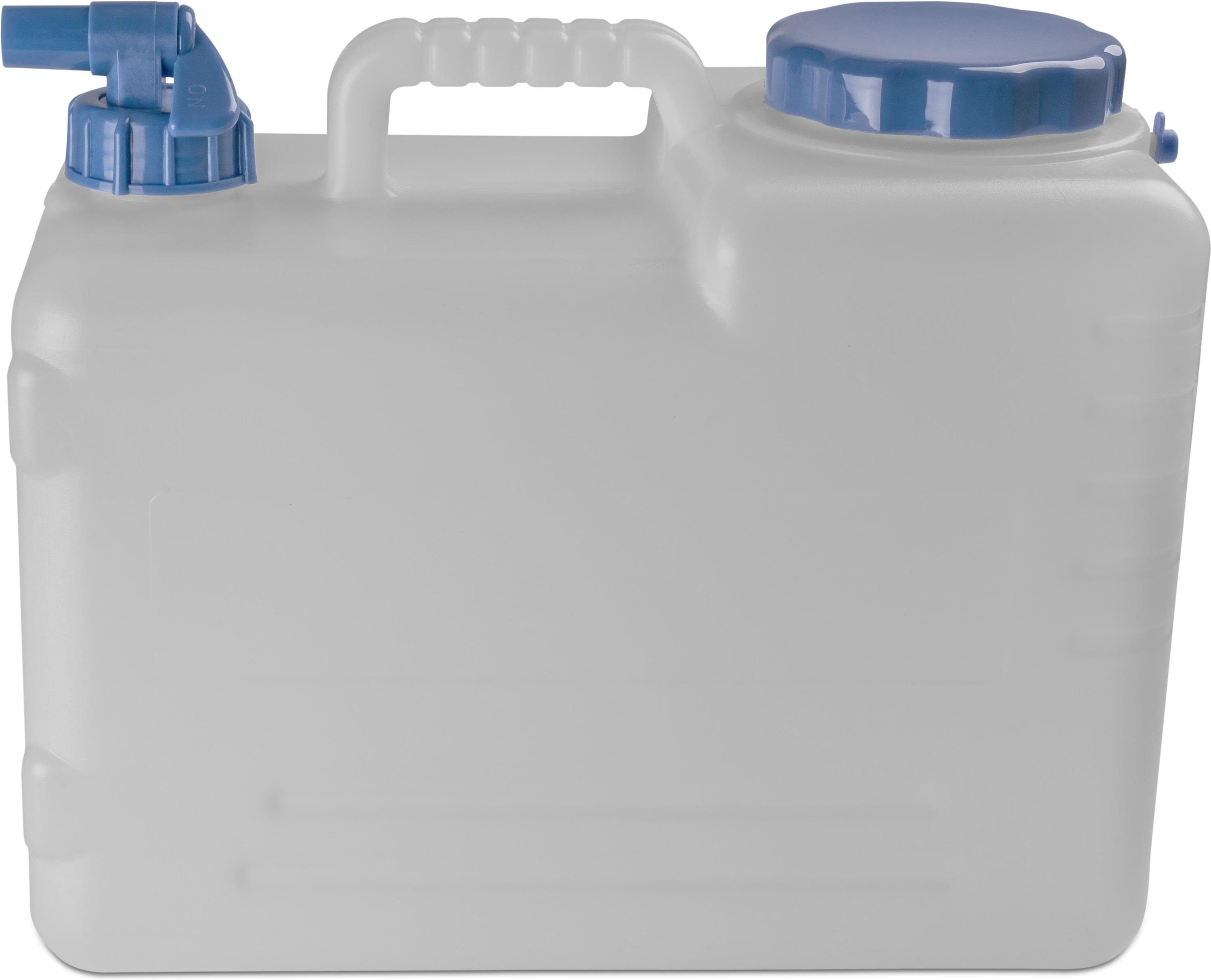 - Camping-Kanister Liter Lebensmittelecht St), Hahn normani Trinkwasserbehälter 15 Wasserkanister HD-PE Kanister mit Dispenser Wassertank (1