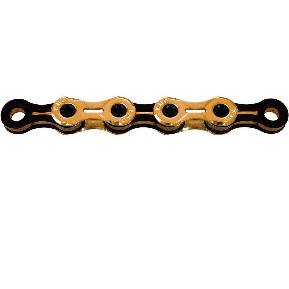 Fahrradkette KMC X11SL Ti-N Fahrradkette 11-fach 118 Glieder Gold/Schwarz - Hohlbol
