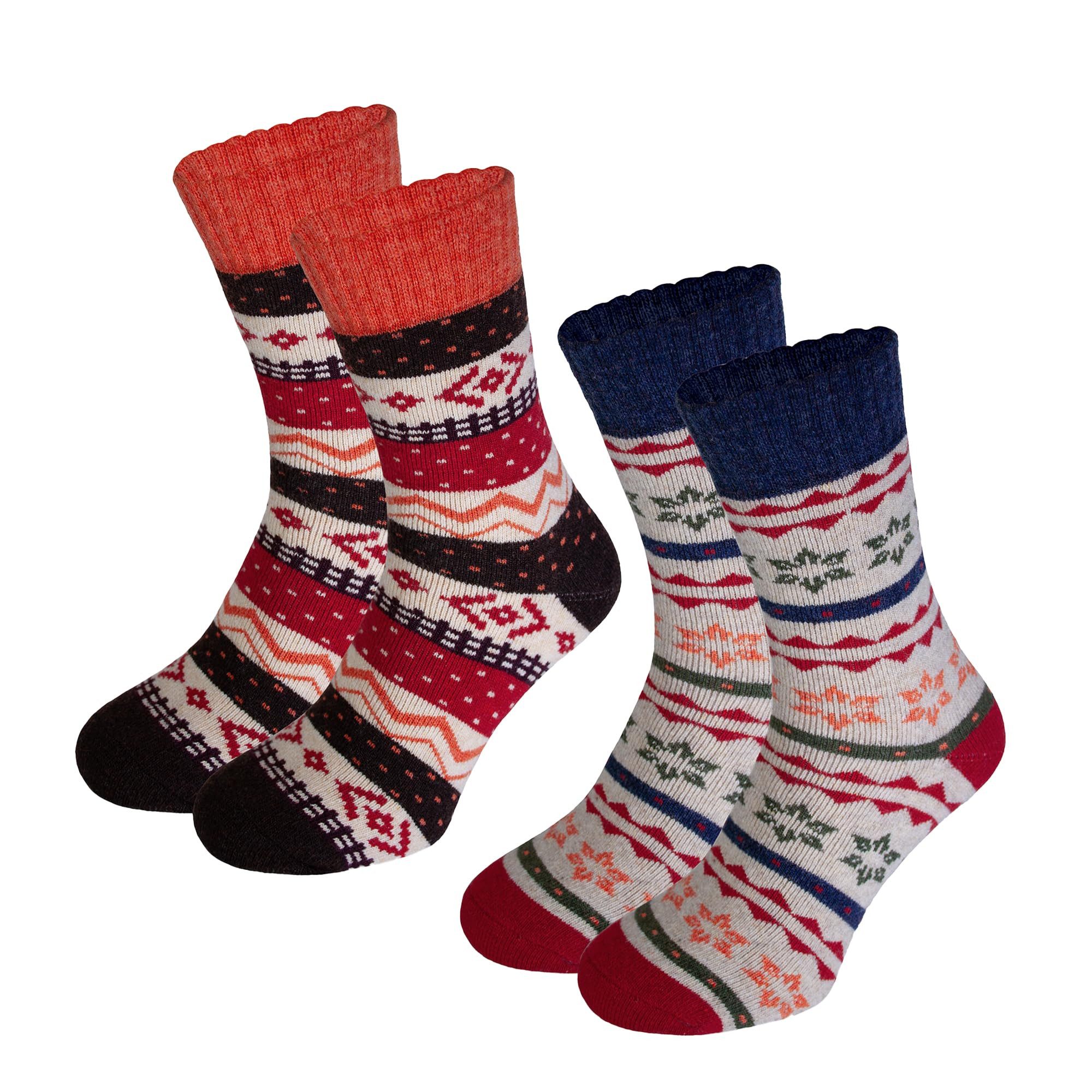 OCERA Norwegersocken 74778 - Hygge Socken (2-Paar) TEMPERATURREGULIERENDE FÄHIGKEIT