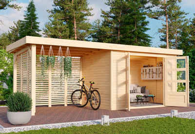 Karibu Gartenhaus Arnis 4, BxT: 592x238 cm, (Set)