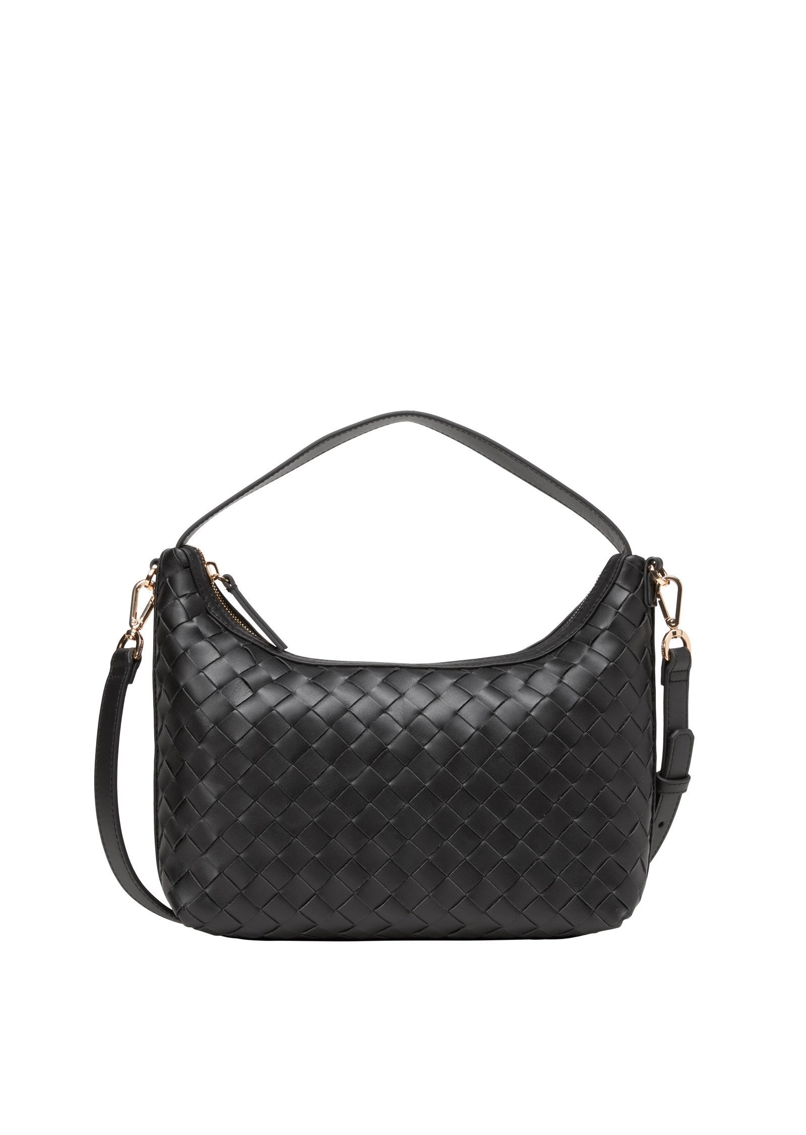 Handtasche mit Flechtstruktur