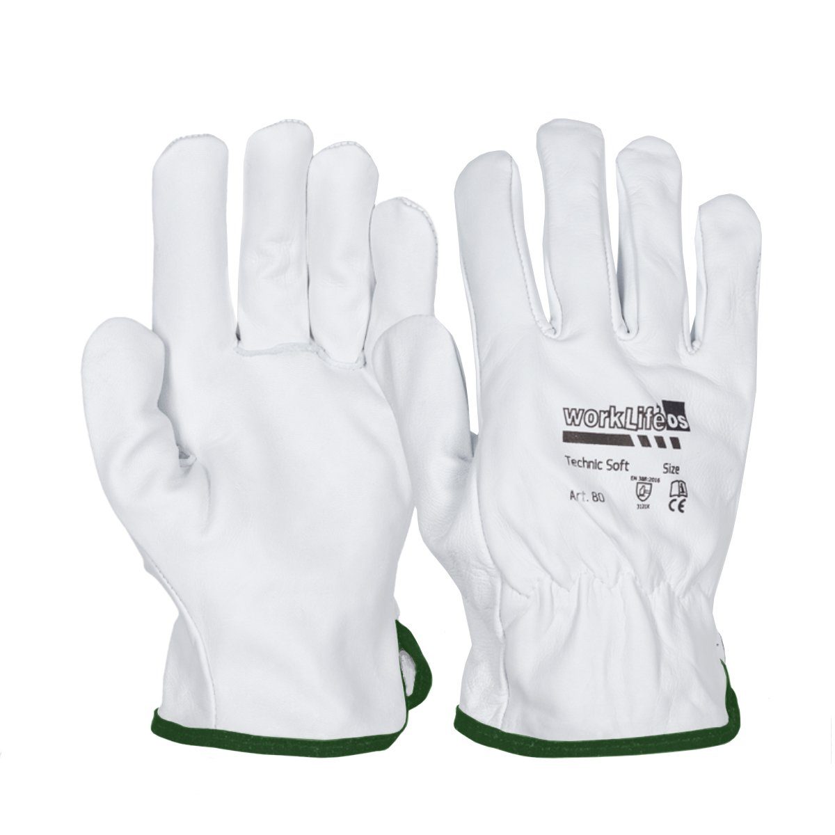 GUARD 5 Leder-Arbeitshandschuhe Gartenhandschuhe aus Nappaleder (Art. 11800) hochwertige Arbeitshandschuhe für Damen & Herren | Handschuhe