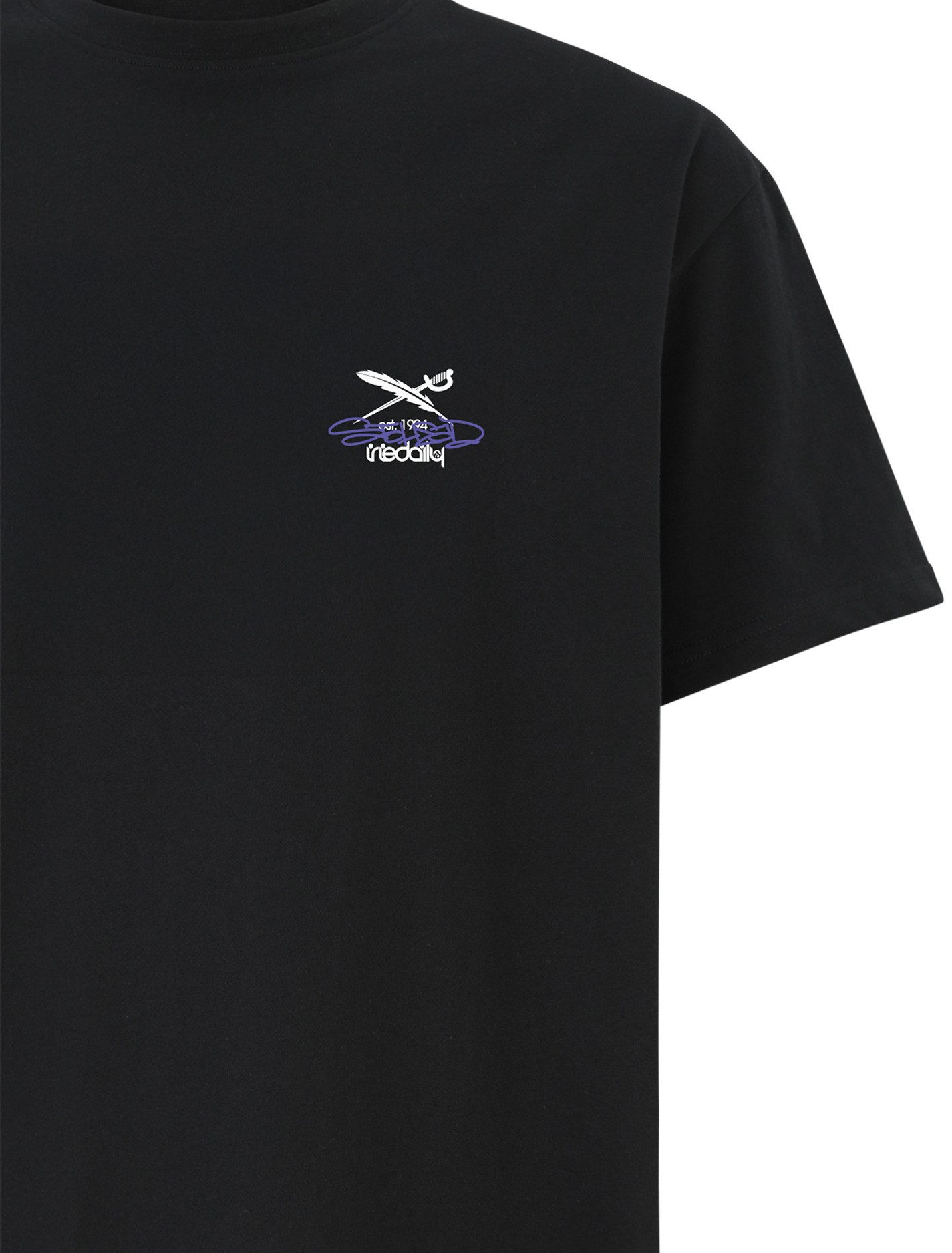 iriedaily Kurzarmshirt Stohead Upper 36 - T-Shirt Herren - Sommershirt - Herrenshirt - schwar