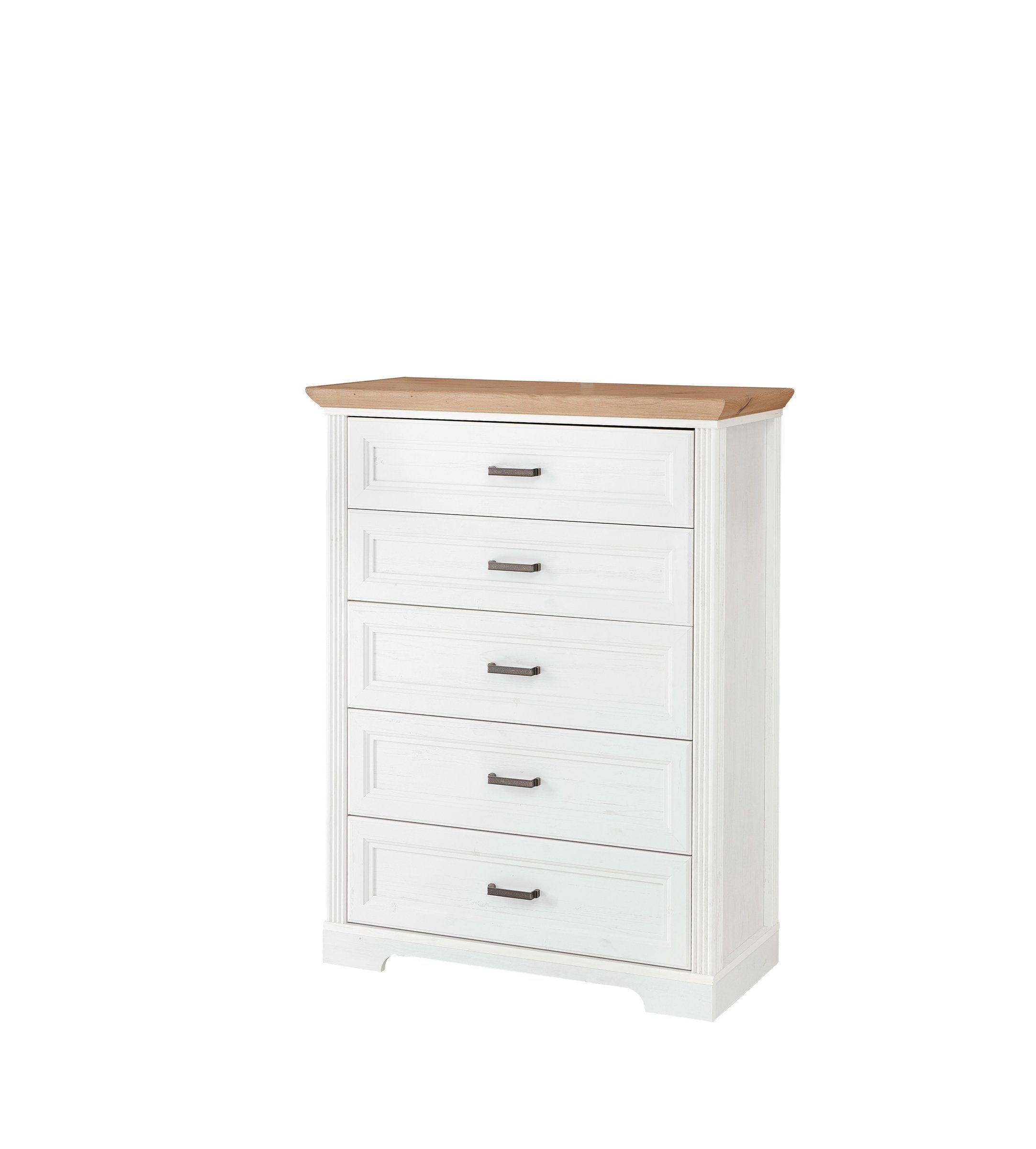 Innostyle Schubkastenkommode in Artisan/Weiß mit 5 Schubladen (BxHxT: 93x121x41 cm)