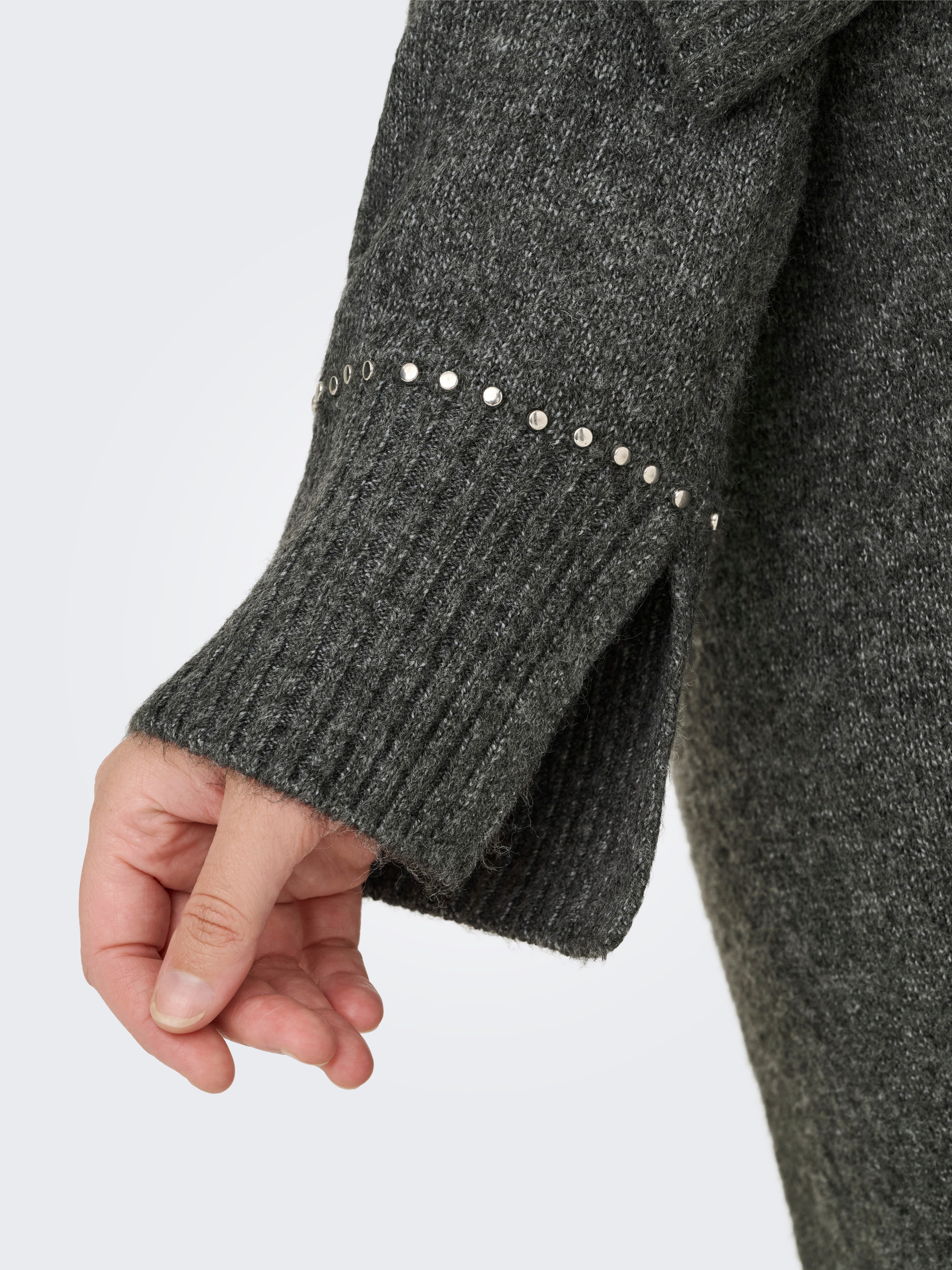 ONLY CARMAKOMA Strickkleid CARELSIE LS STUDS günstig online kaufen