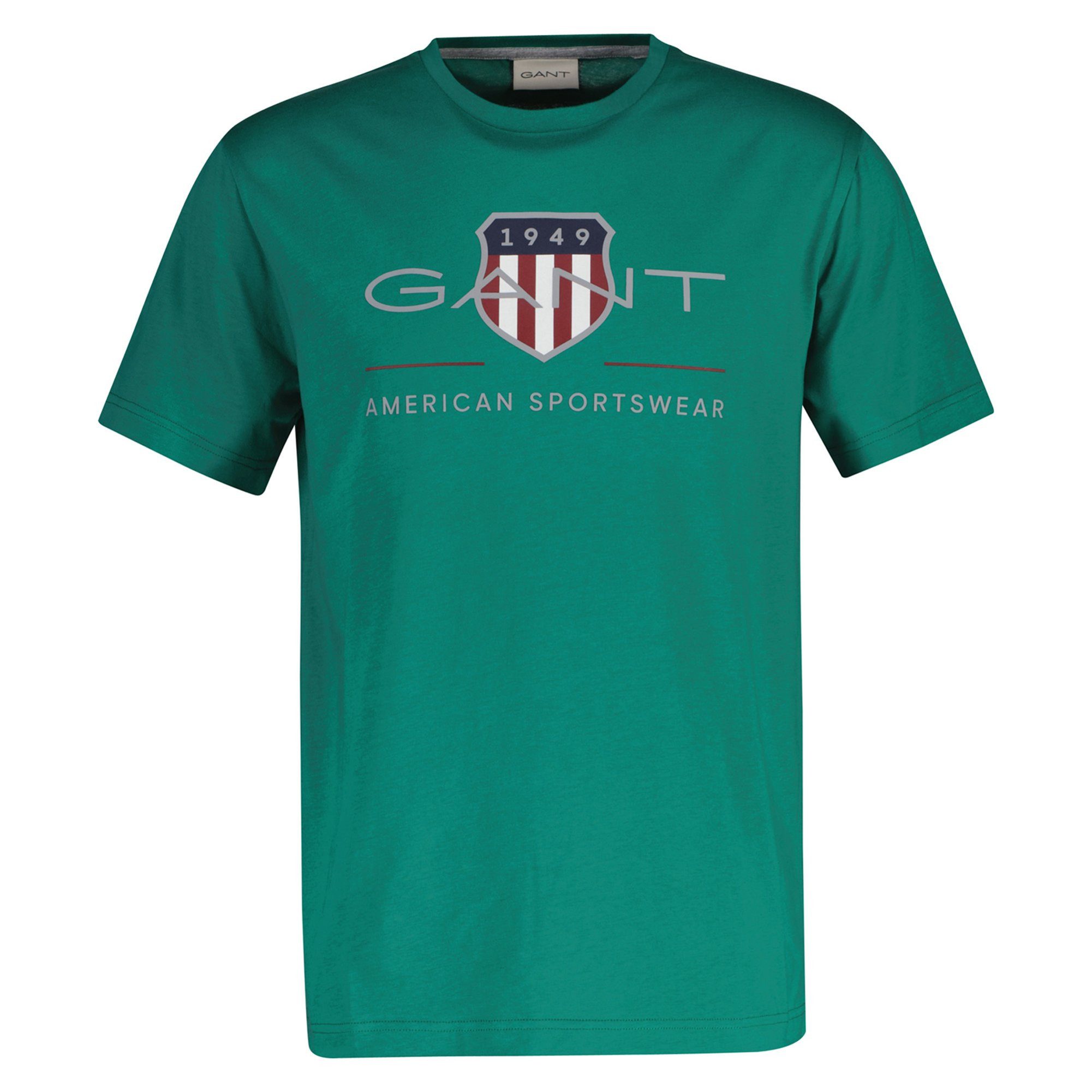 Gant T-Shirt Herren T-Shirt 1er Pack Baumwolle (Packung, 1er Pack)