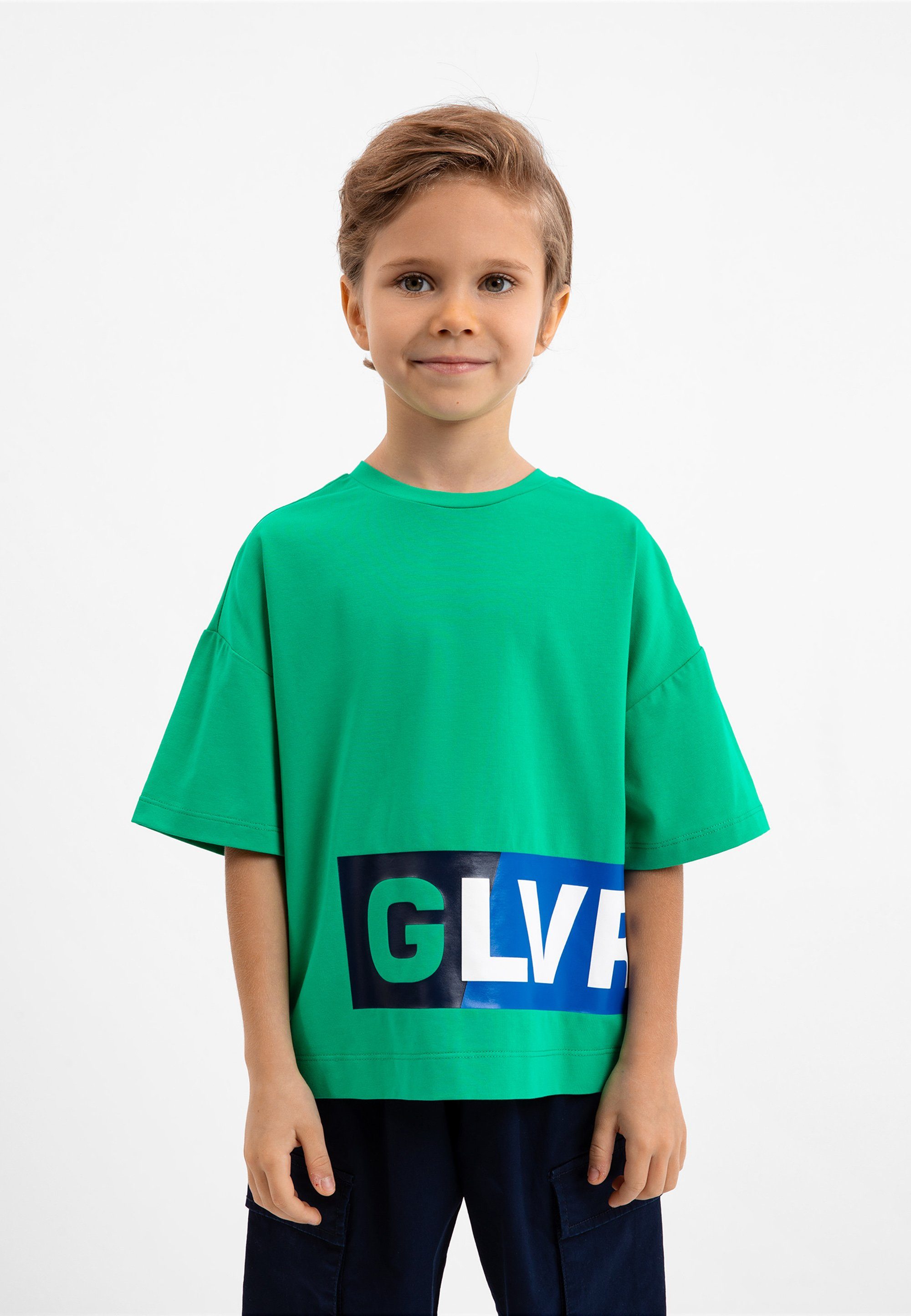 T-Shirt mit coolen Schriftprints Gulliver