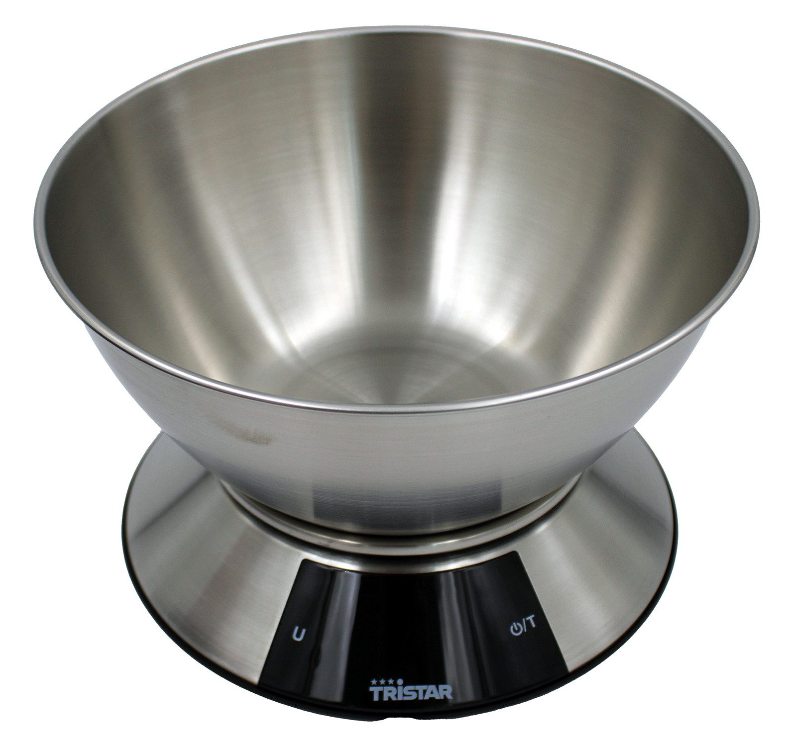 Tristar Küchenwaage Tristar KW-2453 Küchenwaage bis 5kg mit 2-Liter-Messbecher Edelstahl