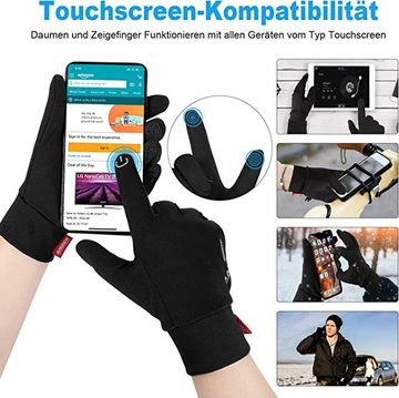 XDeer Fahrradhandschuhe Handschuhe Touchscreen Sporthandschuhe Warme Winddichte Gloves rutschfeste Gloves für Fahrrad Laufen Radfahren Wandern Trekking