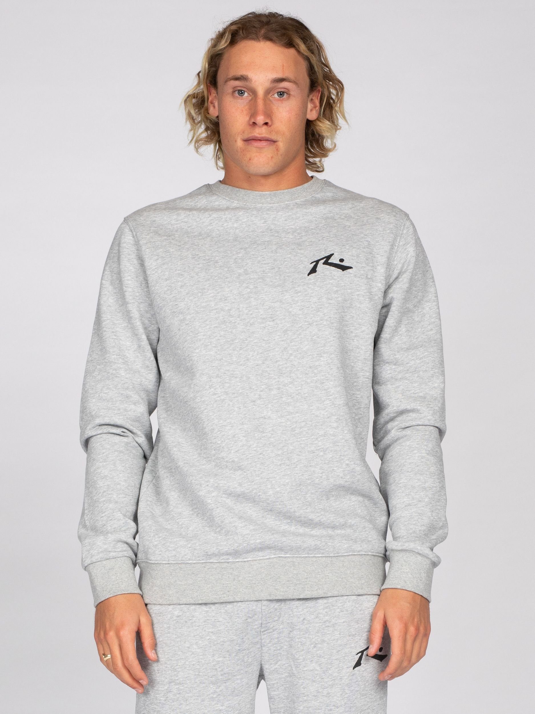 WONDER CREW ONE FLEECE Marle Fleecepullover Rusty HIT Grey