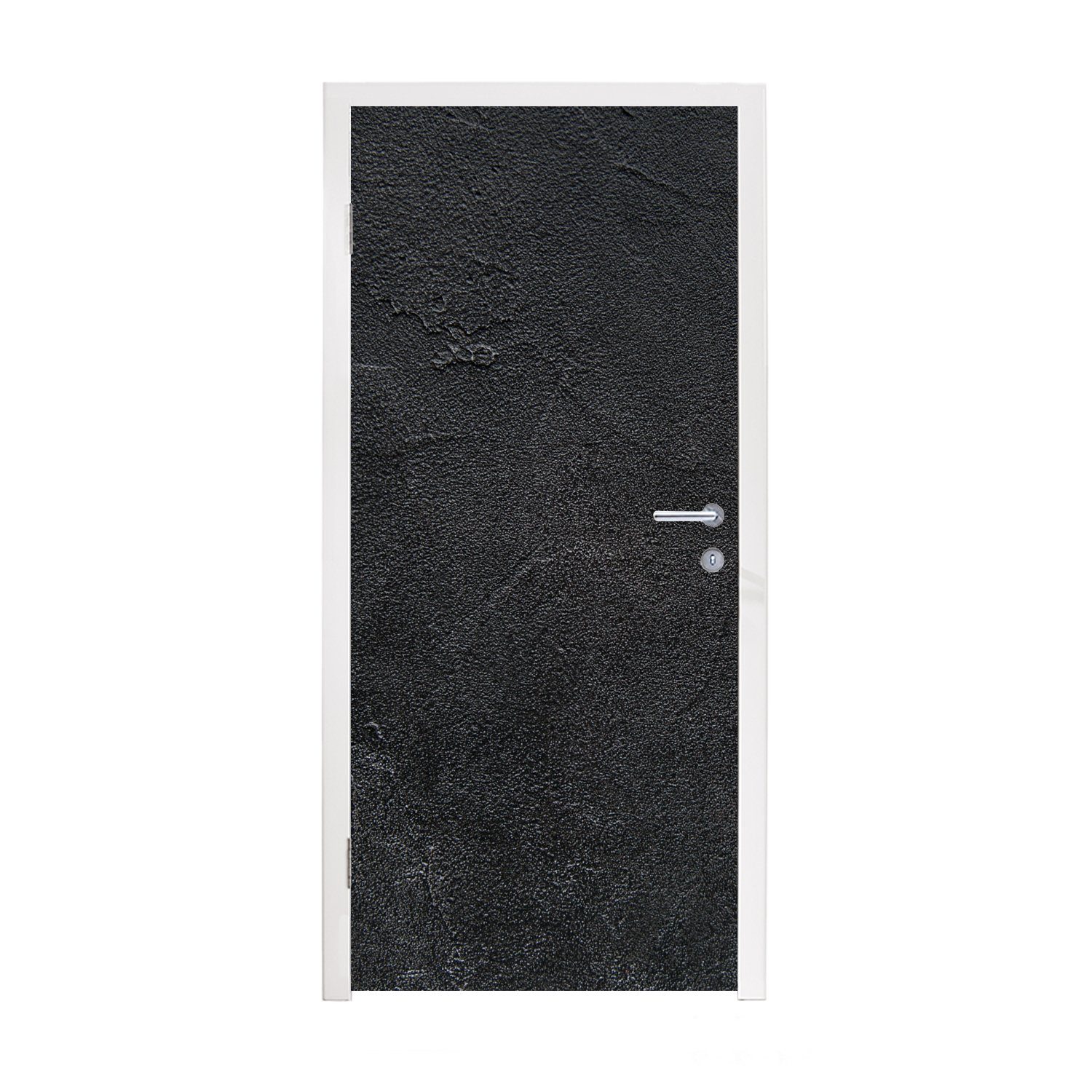 MuchoWow Türtapete Industriell - Beton - Grau - Vintage - Rustikal, Matt, bedruckt, (1 St), Fototapete für Tür, Türaufkleber, 75x205 cm