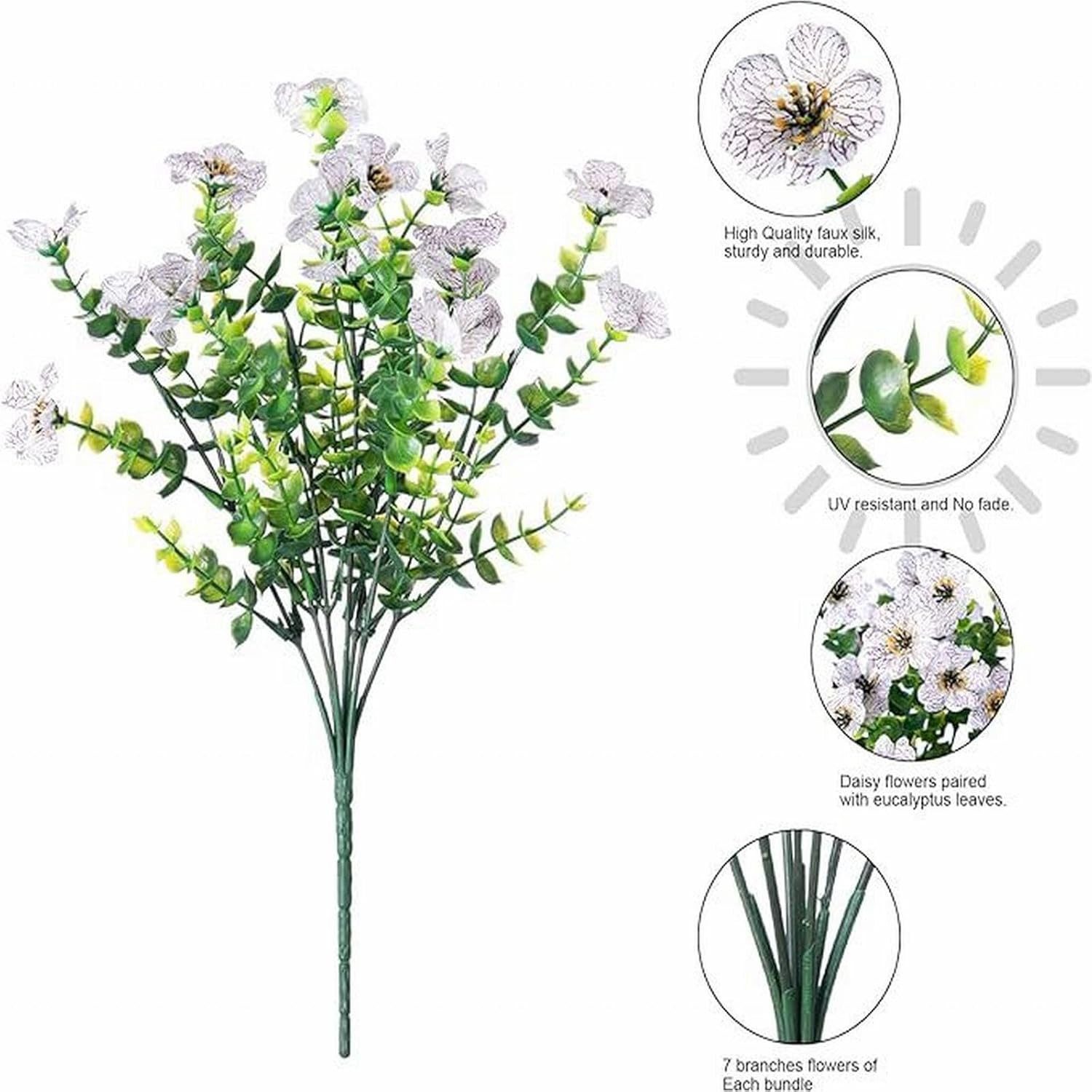 Kunstblumenstrauß Frühling Künstlicher Blumenstrauß Outdoor Balkonpflanzen, günstig online kaufen