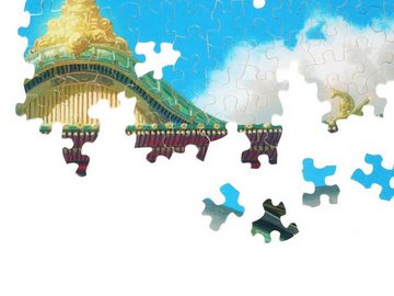 GalaxyCat Puzzle Chihiros Reise ins Zauberland Puzzle, 1000 Teile, 75x50cm, Motiv:, 1000 Puzzleteile, Aburaya Puzzle mit 1000 Teilen