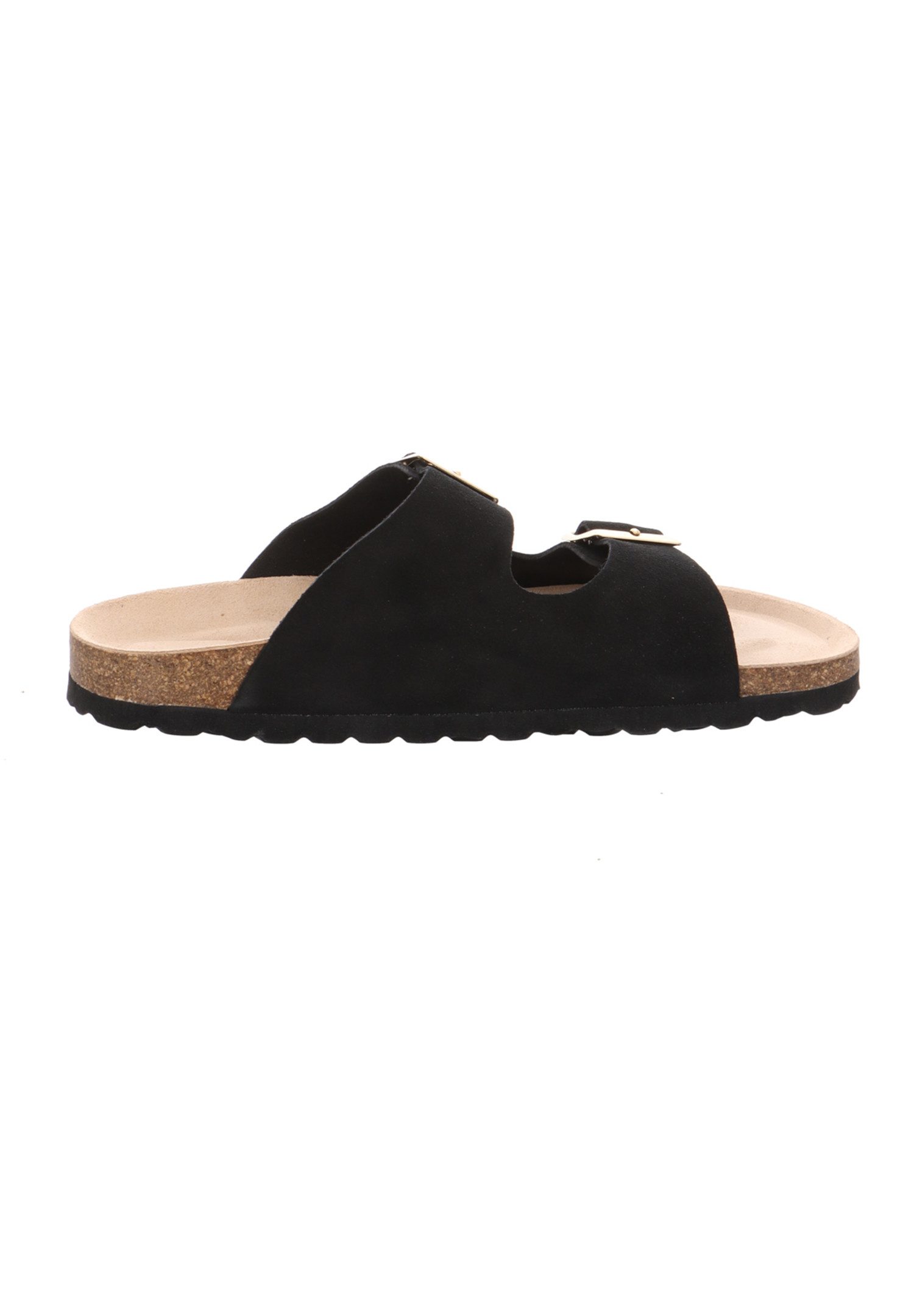 natural Sense Tieffußbett black Pantolette