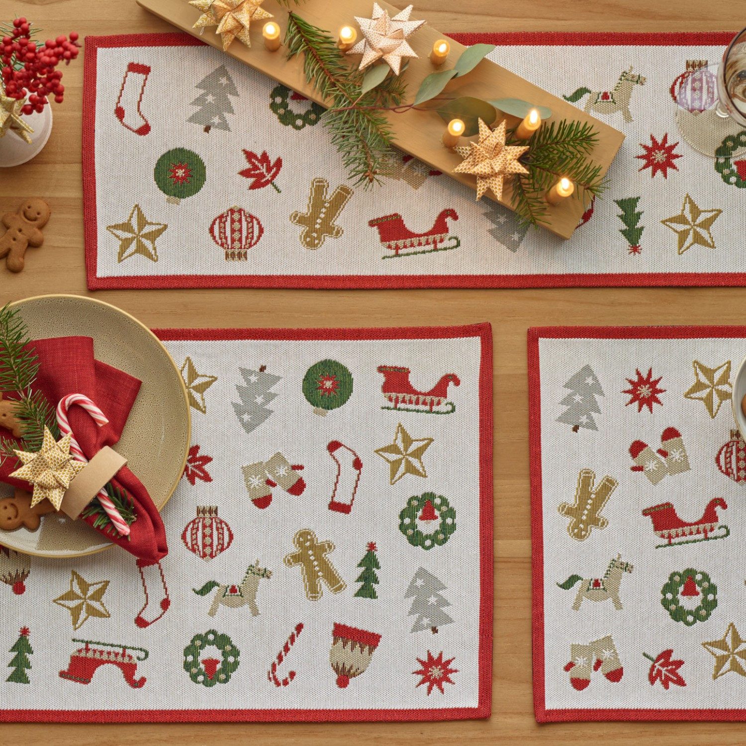 sander table + home Platzset Sander Tischset X - Mas Wonders 32 x 48 cm, (1 günstig online kaufen