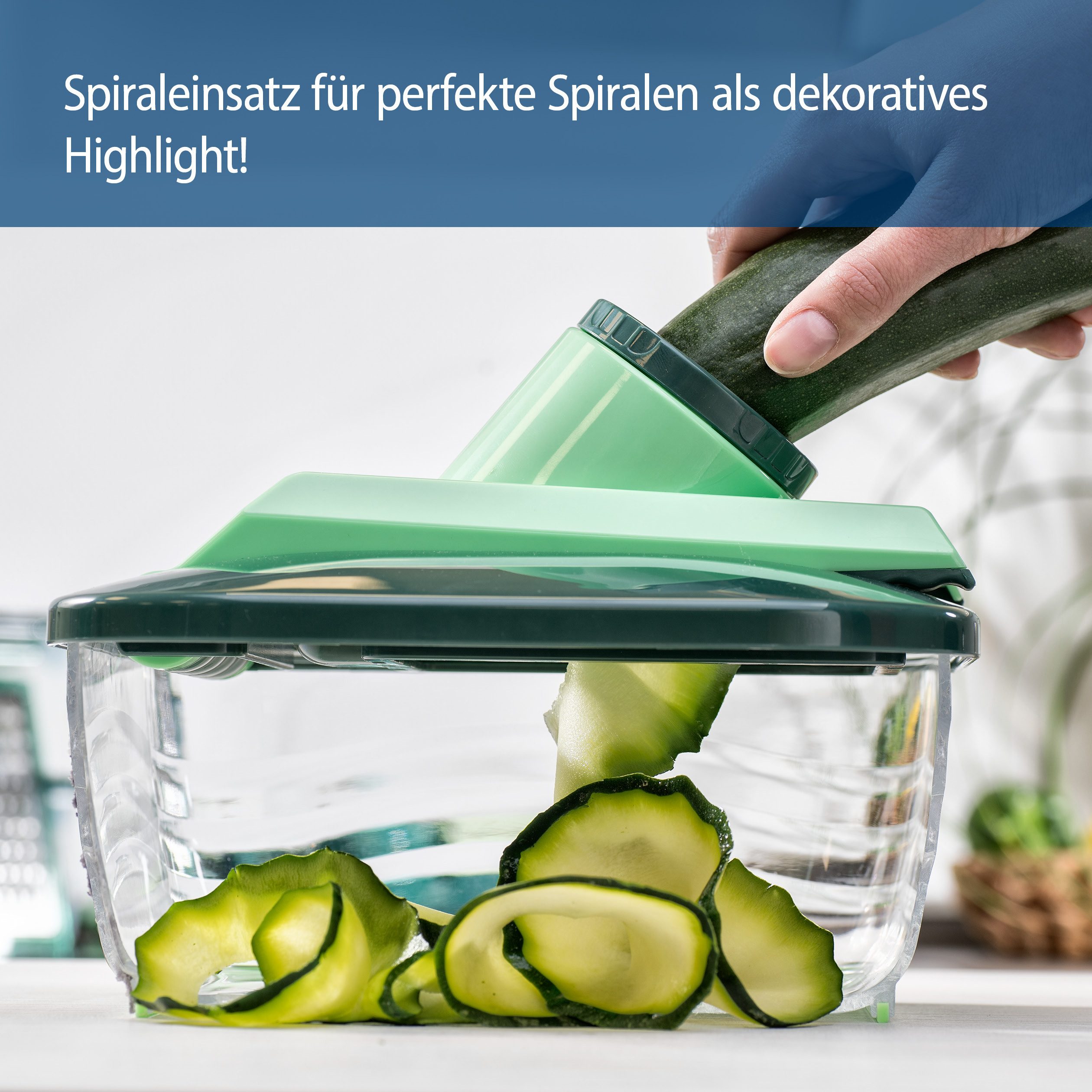 Genius Gemüseschneider Genius Nicer Dicer Chef (15 teilig) Gemüseschneider, gross, Ultra-scharfen Edelstahl-Klingen in G-NOX-Qualität