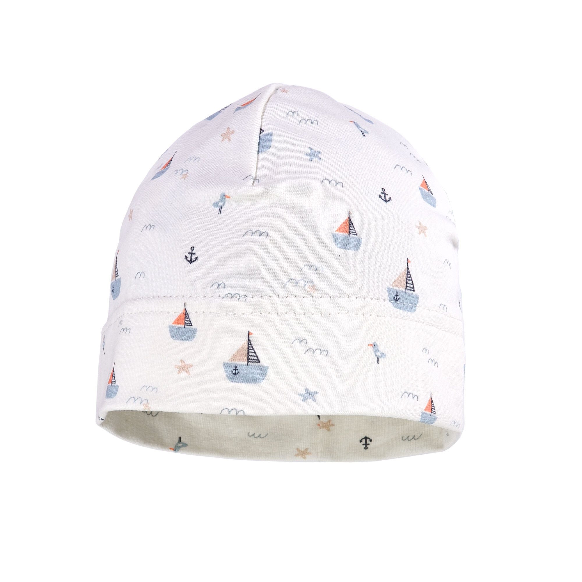 MAXIMO Jerseymütze GOTS BABY-Beanie, Jersey bedr. (1-St) Baumwolljersey