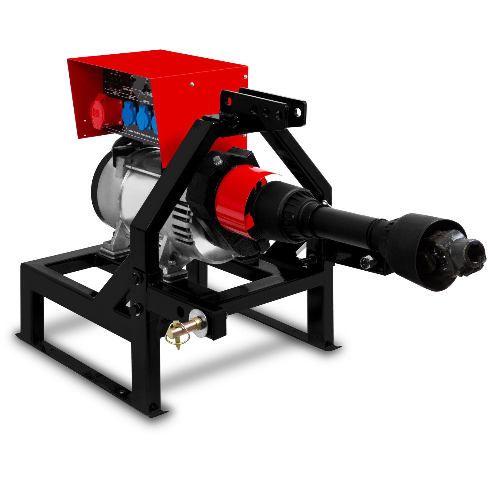 EBERTH Генераторы Zapfwellengenerator 18,75 kVA, 3x230V / 1x400V IP44, 15 in kW, Zapfwelle 1-3/8" 6 Zähne, 3-Punkt Aufhängung
