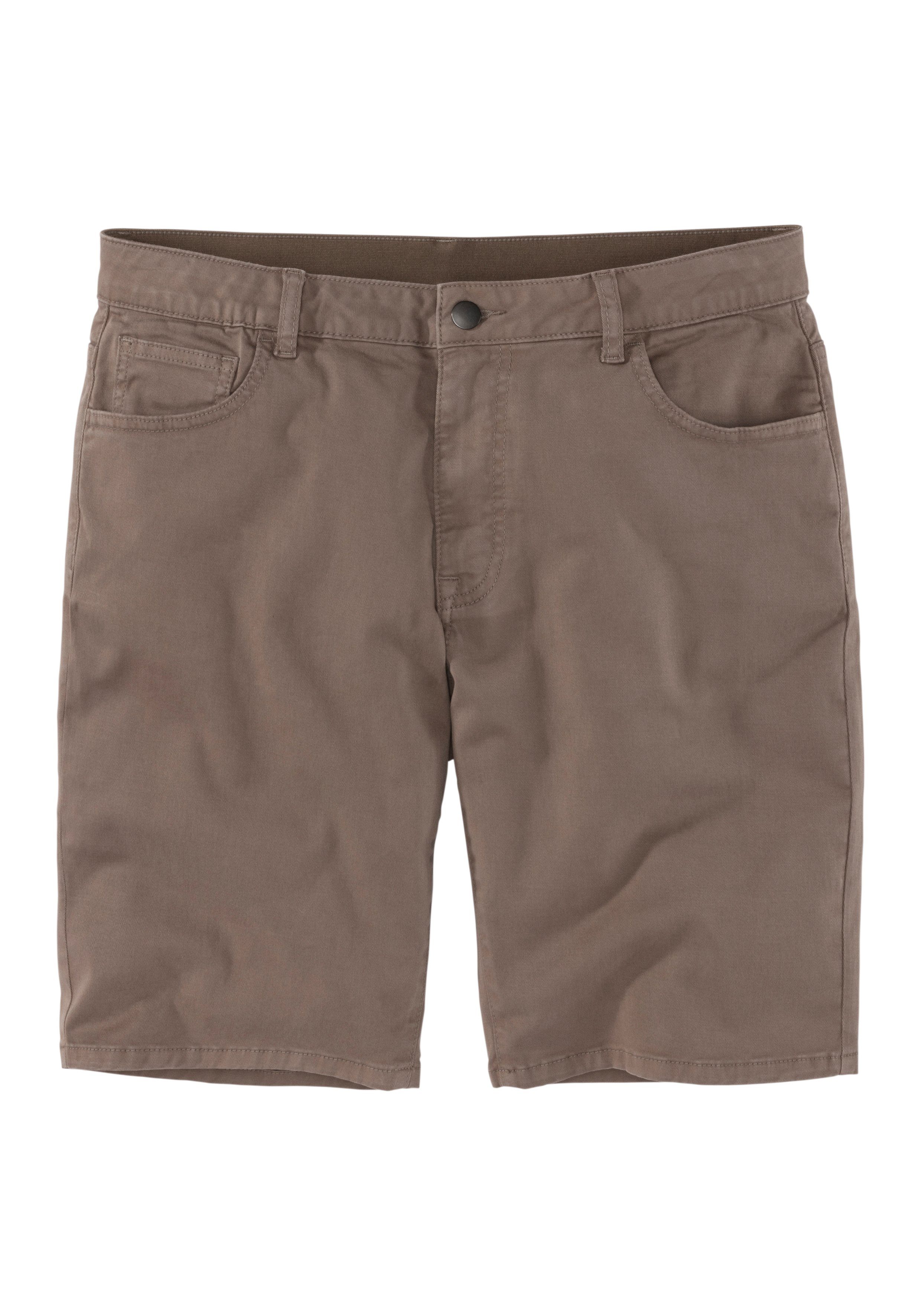 John Devin Chinoshorts regular-fit 5-Pocket Chino-Shorts aus elastischer Baumwoll-Qualität