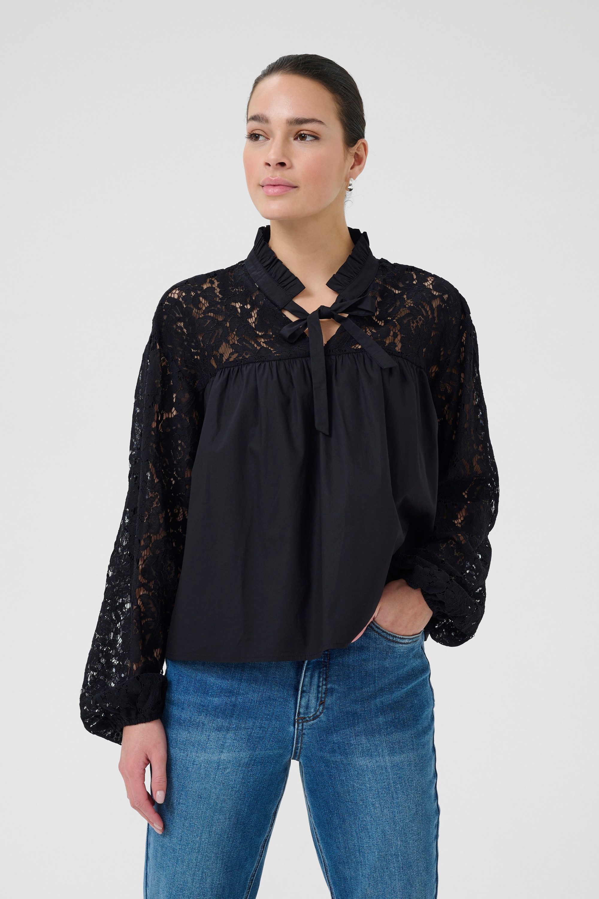 Langarmbluse Langarm-Bluse KAcynthia