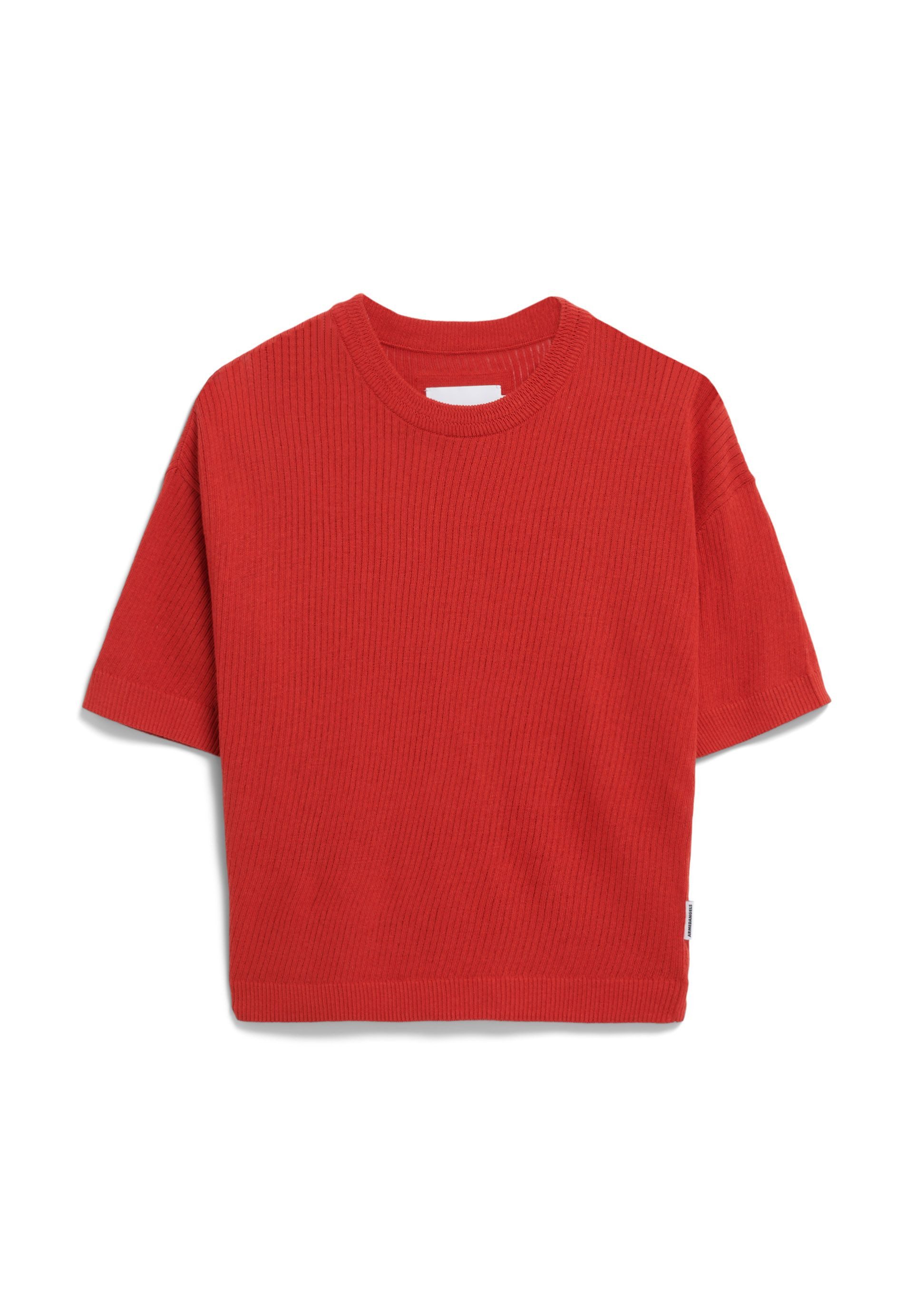 Strickpullover LIZAA LINO Strickshirt aus Leinen-Mix