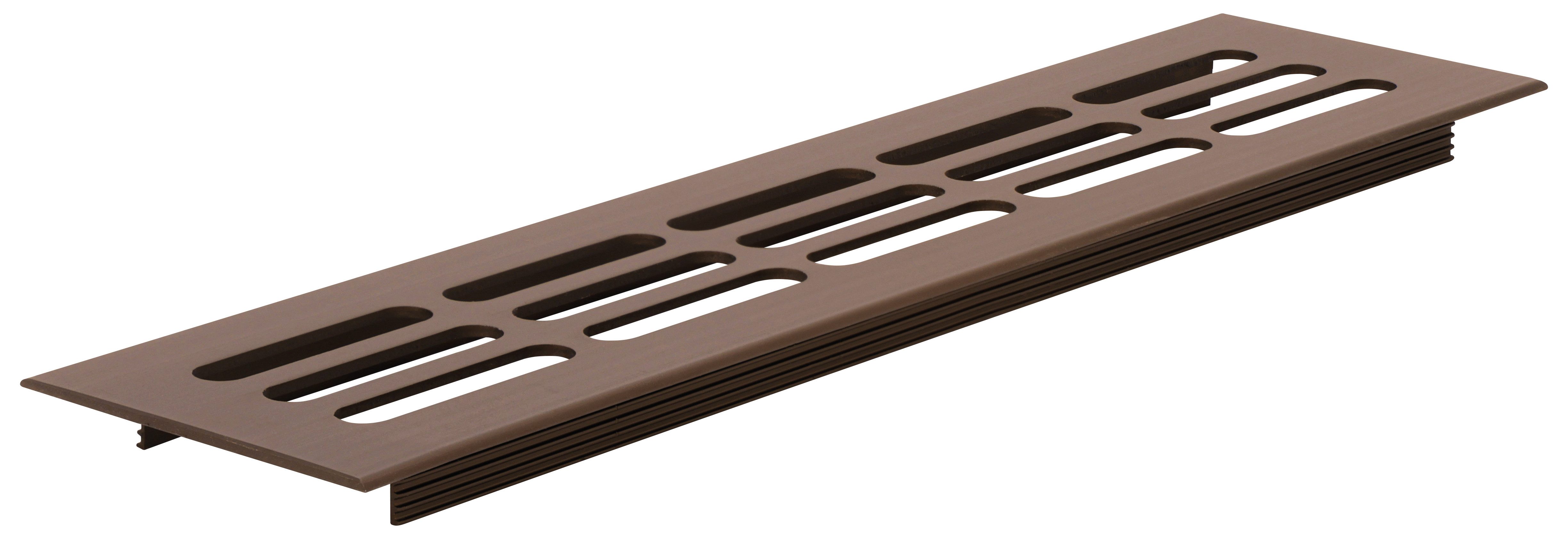 Alpertec Lüftungsgitter Lüftungsprofil Alu F3 L 400 mm Breite 150 mm, Raumbelüftung