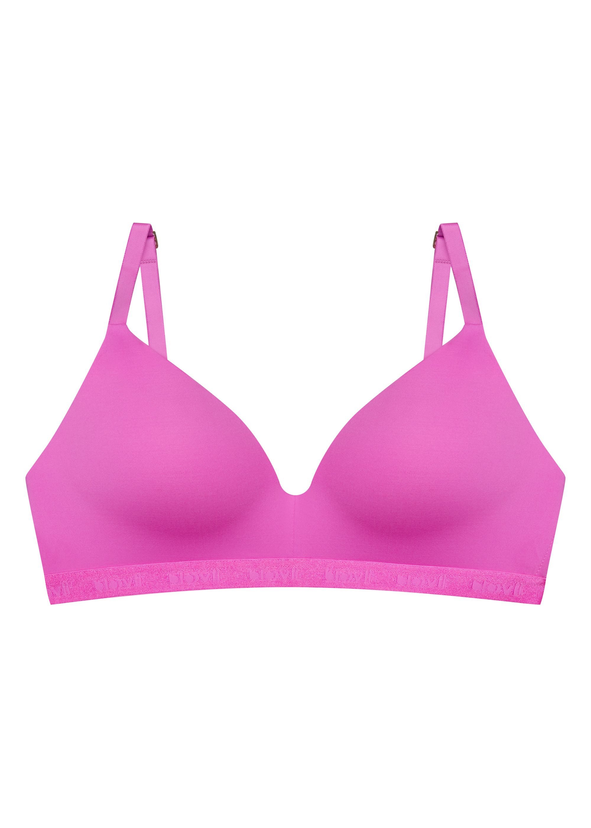 ESOTIQ Push-up-BH Push-up-BH Lellow, ohne Bügel, Unterbrustband mit Logo – Bild 5 von 5