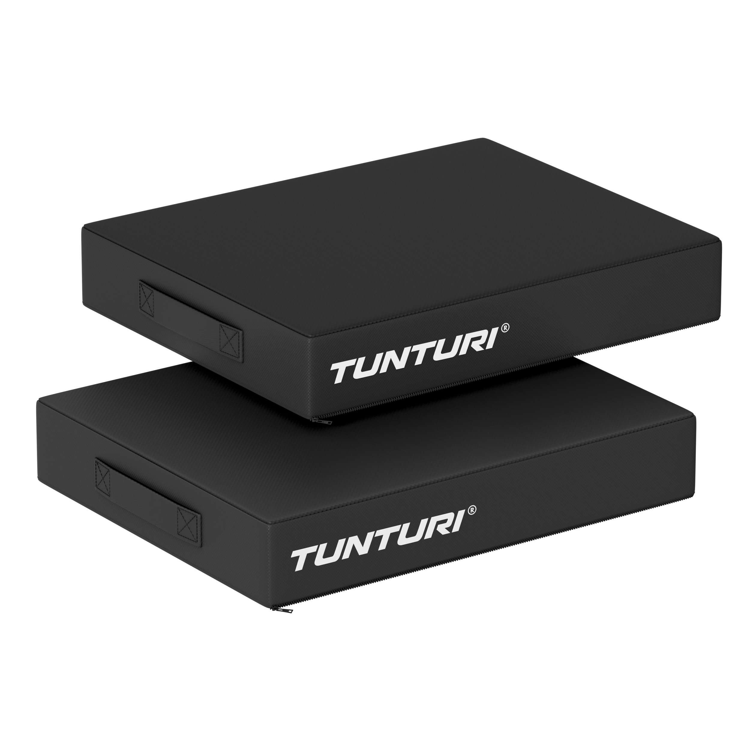 Tunturi Trainingshilfe Platinum Drop Pad Set für Gewichtheben, CrossFit & Fitness Schwarz